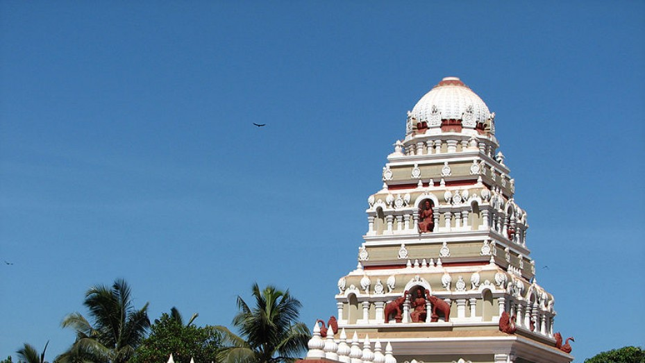 Shikhara (spire) of the Shri Devi Navadurga Mandir in Redi, Sindhudurg district.[3]