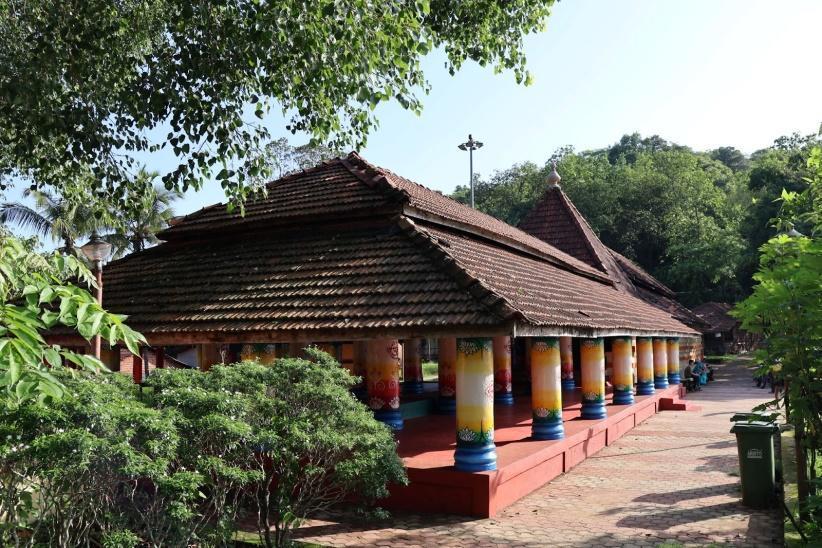 The exterior view of Bhagwati Mandir, Dhamapur, Sindhudurg district (Source: CKA Archives)