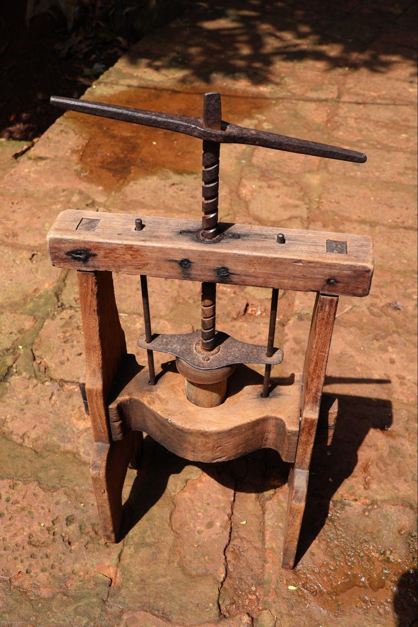 A wooden tool used to make Shirwale, a traditional Malvani dish. (Source: CKA Archives)