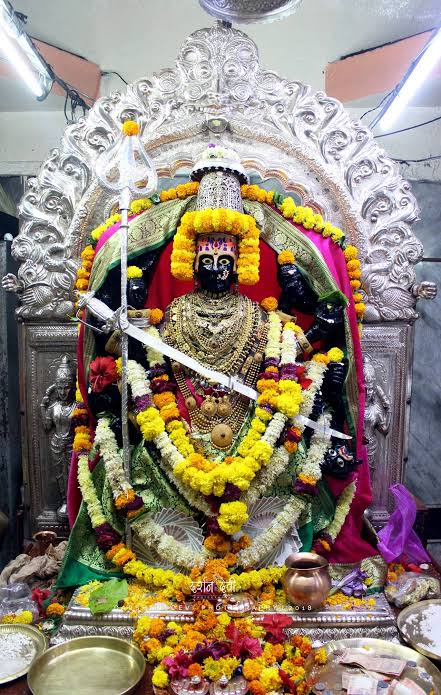 The main murti of the Kamala Bhavani Mandir. (Source: CKA Archives)