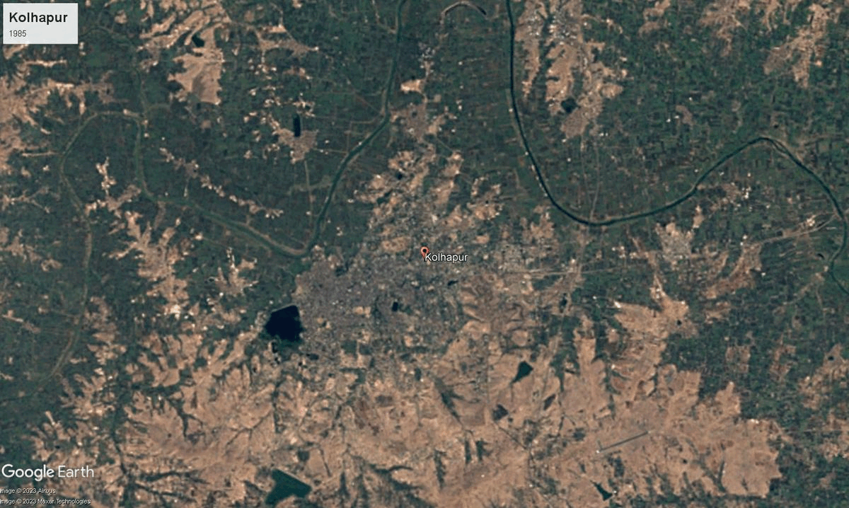 Kolhapur city growth