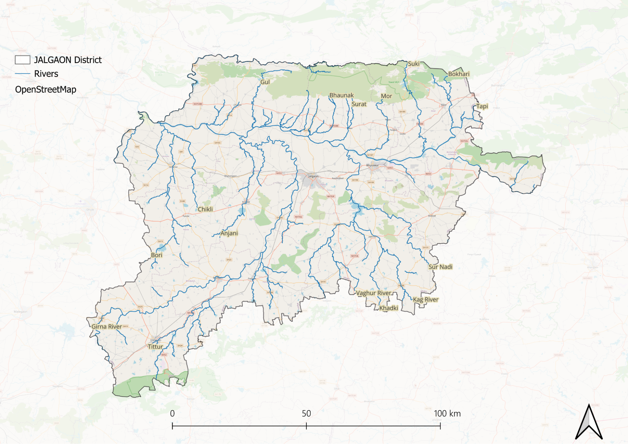 The Girna Project consists of three major dams - Girna Dam, Manjarpada Dam, and Mukane Dam - with a combined irrigation capacity of 85,000 hectares.