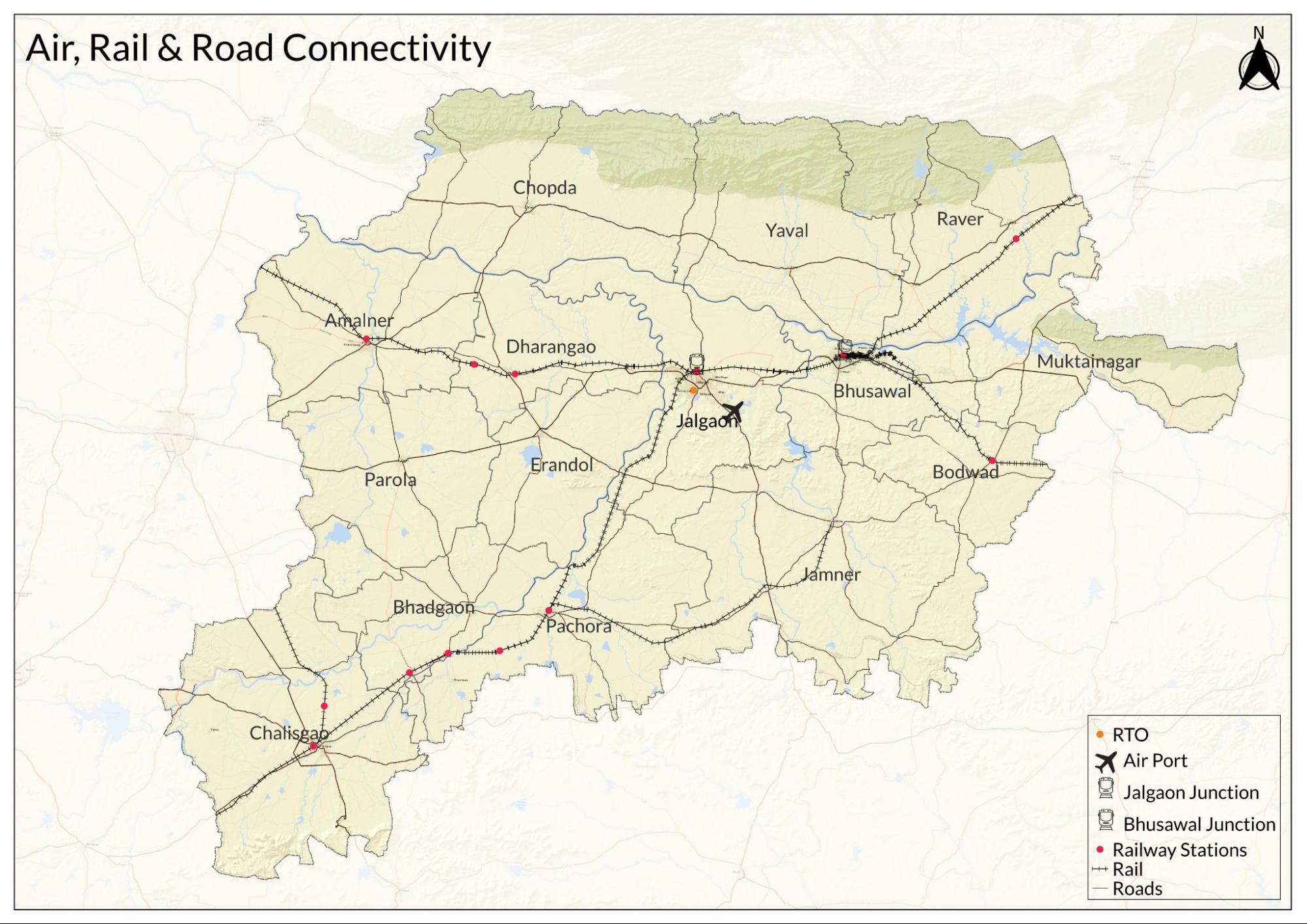 An archival image of Bhusawal Railway Station, the main railway hub of Jalgaon district and headquarters of the Bhusawal Division.