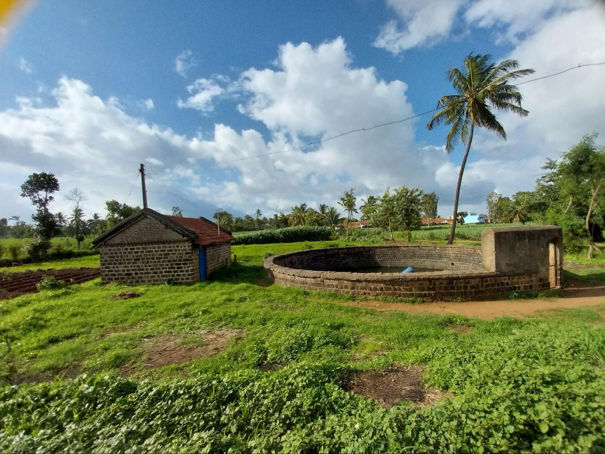 A well near a farm, most probably used for irrigation and other related activities. (Source: CKA Archives)