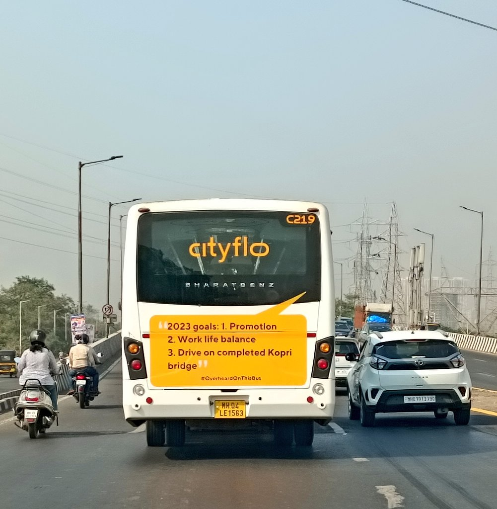 Cityflo, a private premium bus service operating on Mumbai’s busy highways.