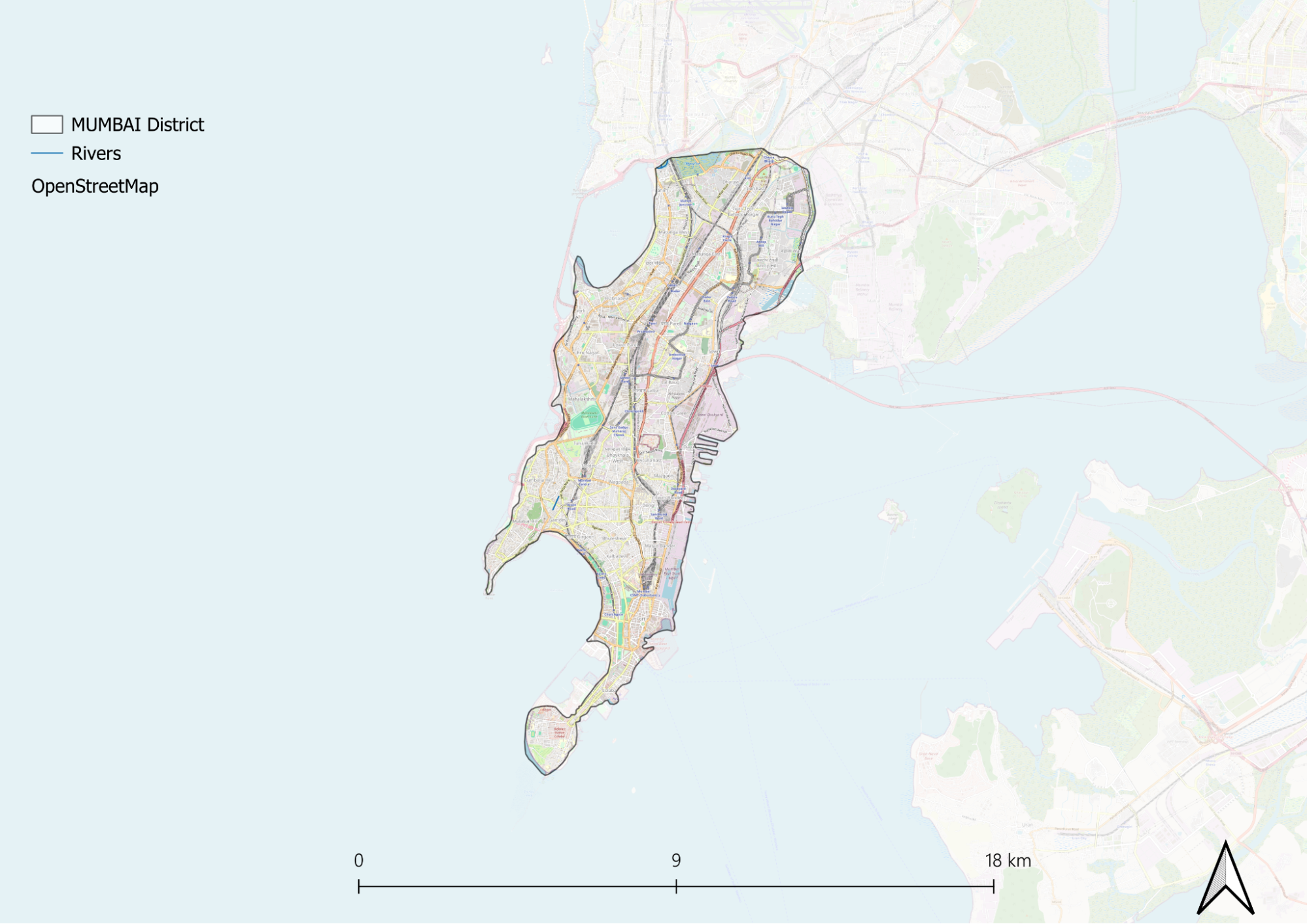 Coastal Road (Mumbai), by night