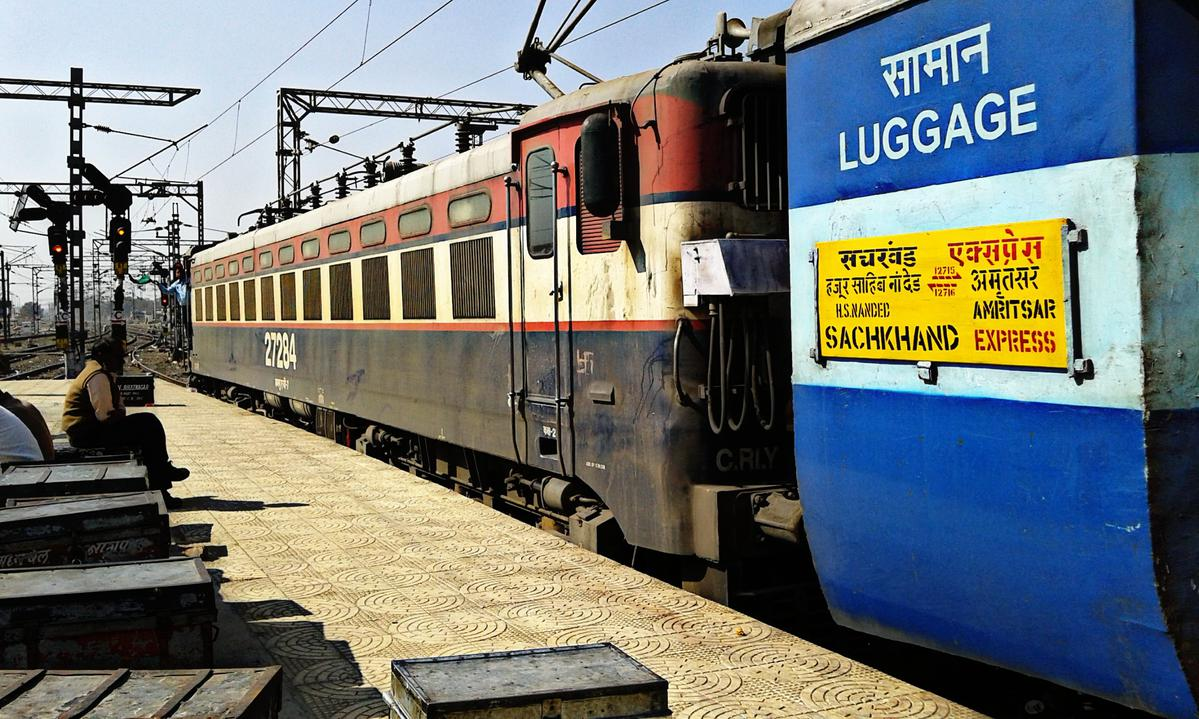 Sachkhand Express, connecting Nanded with Amritsar.
