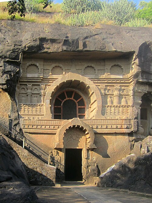 Pandavleni Caves, also called Nashik Caves, are a group of 24 ancient rock-cut caves in Nashik which date back to the 1st century BCE to 3rd century CE. They were located along historic inland trade routes and patronized by Western Kshatraps and Satavahana rulers.