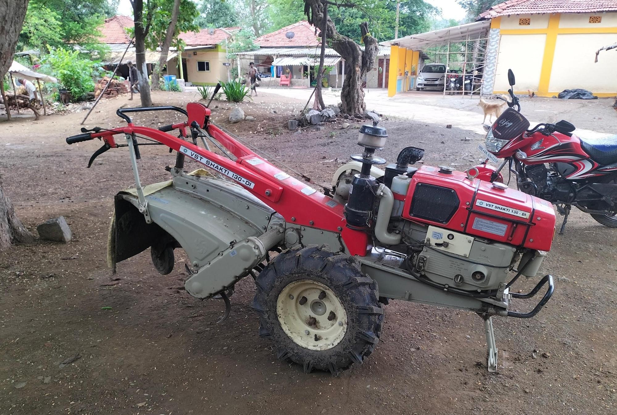 A power tiller is used for farm work. (Source: CKA Archives)
