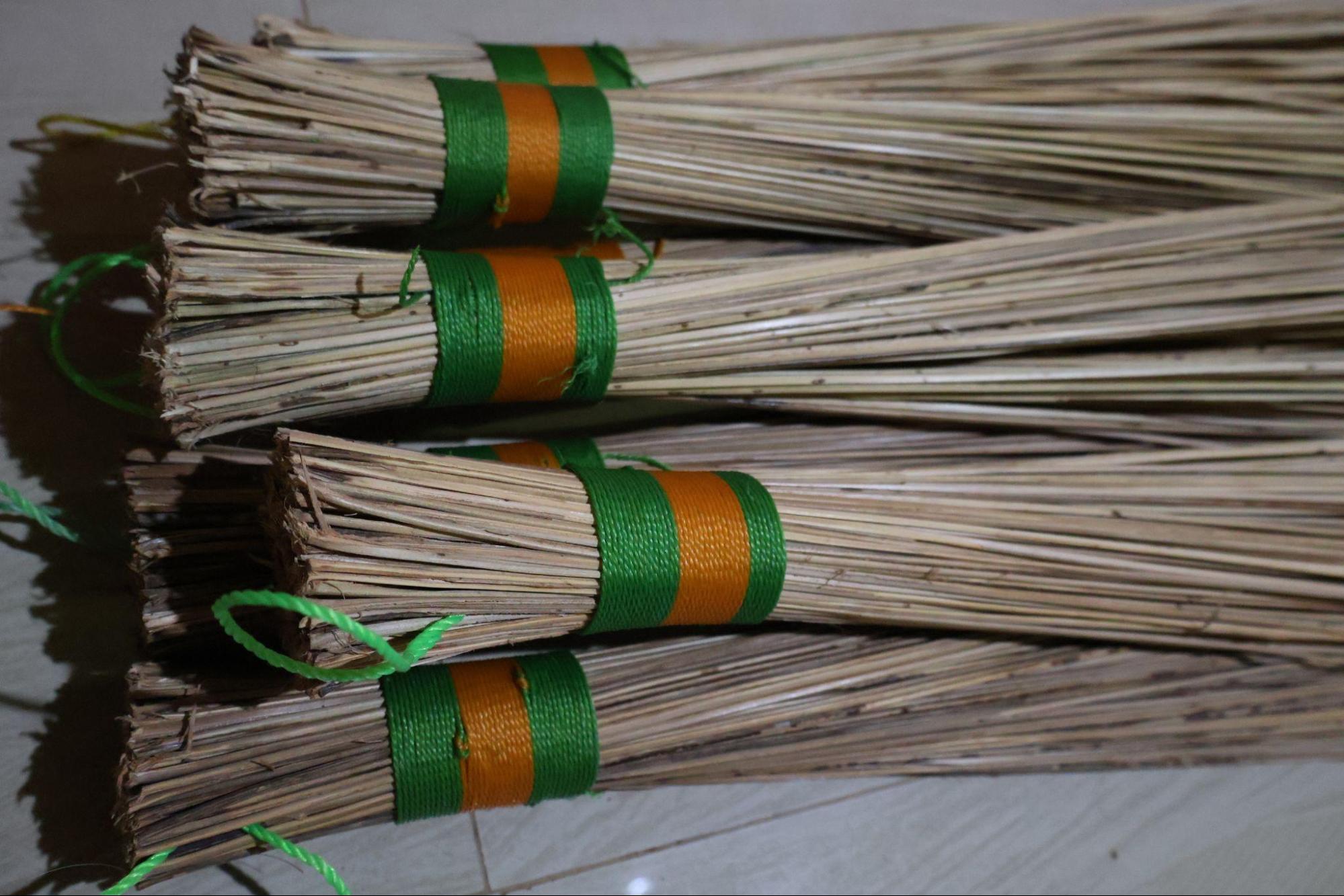 Handmade brooms by farmers. (Sources: CKA Archives)