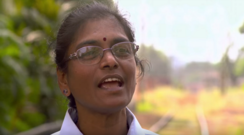 Surekha Yadav, India’s first woman train driver, who operated the Vande Bharat Express from Solapur to Mumbai.