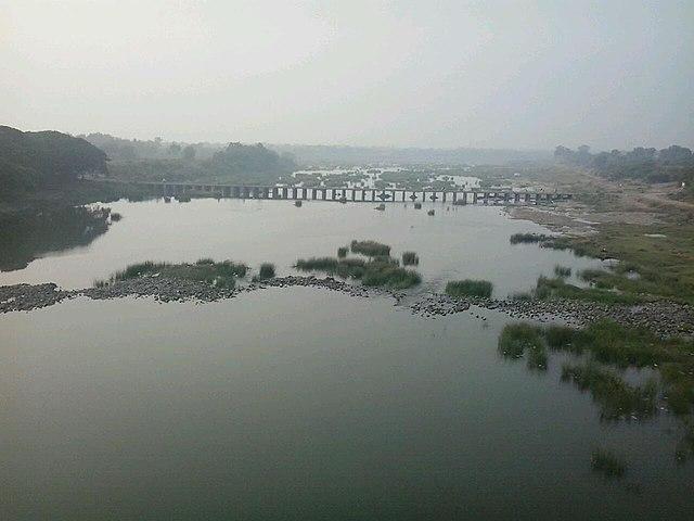 Wardha River at Pulgaon